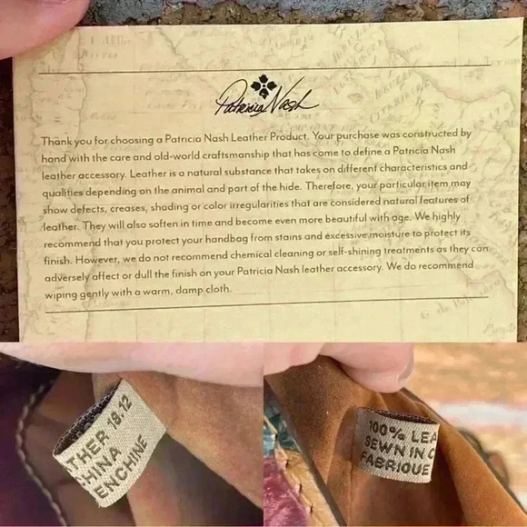 PATRICIA NASH FRESCO BOUQUET SOLARO
LEATHER TOTE - Picture 15 of 16